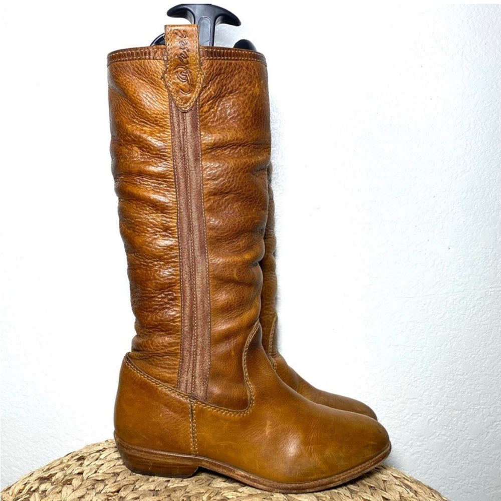 Vintage Diesel brown leather cowboy boots Barbie 🤎🤎🤎🤎
